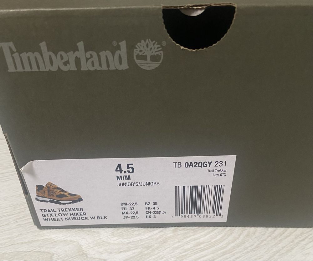 Sapatilhas Timberland originais para rapaz, tam. 37