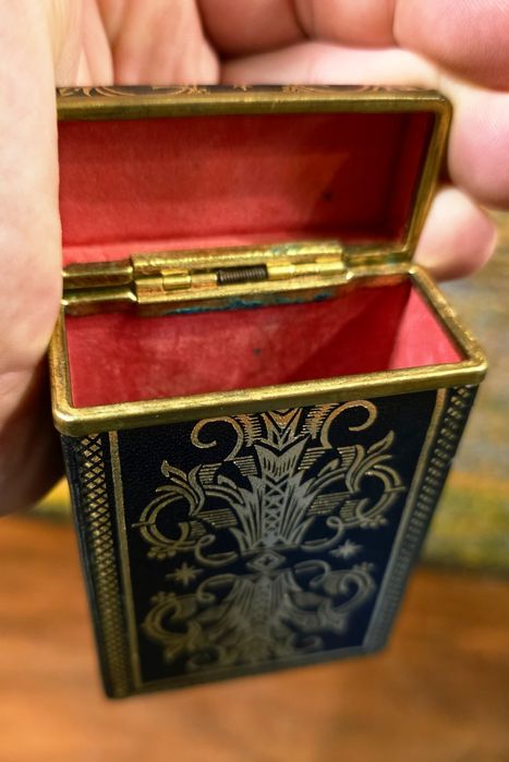 Pudełko na papierosy, syrenka Warszawska, Vintage Prl