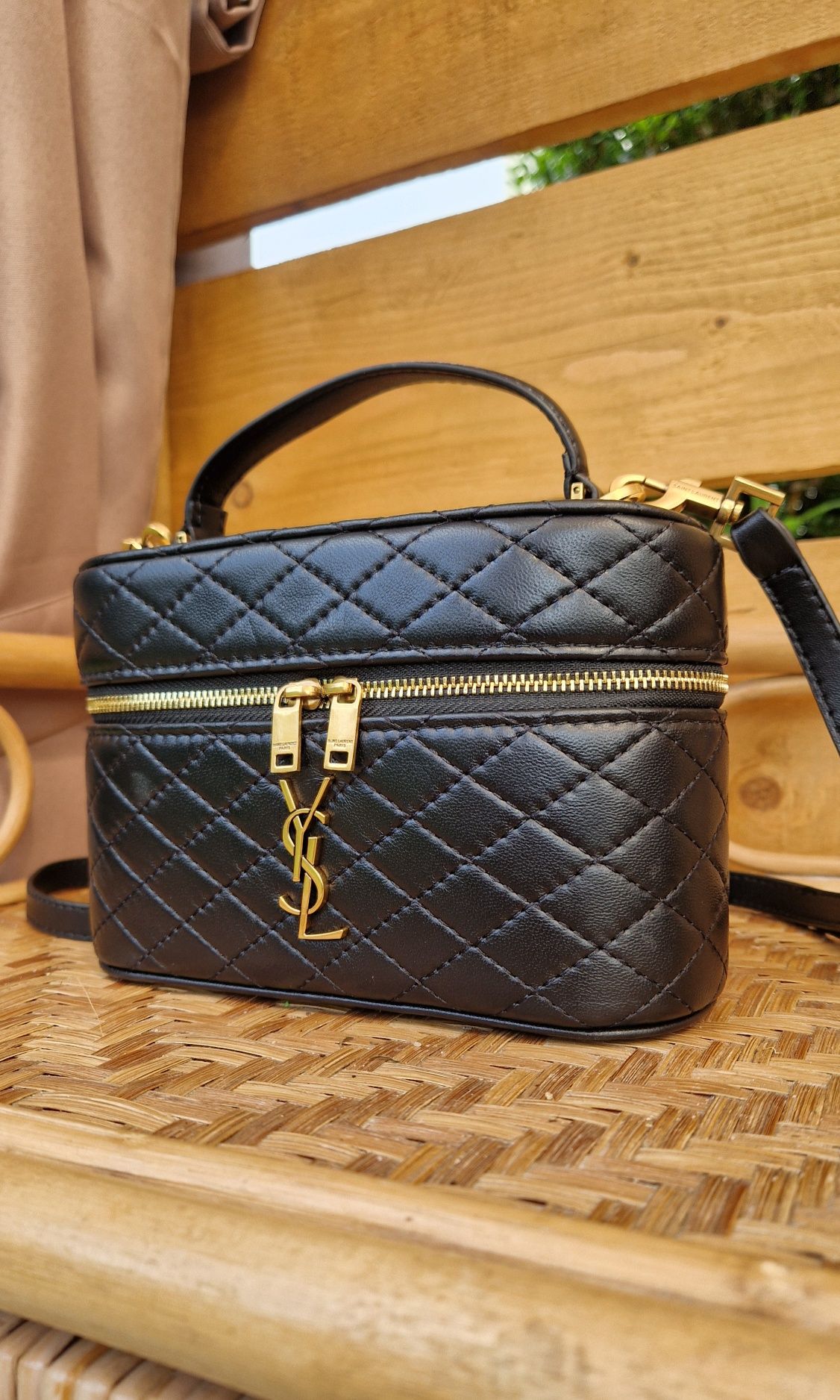 Torebka kuferek Saint Laurent ysl