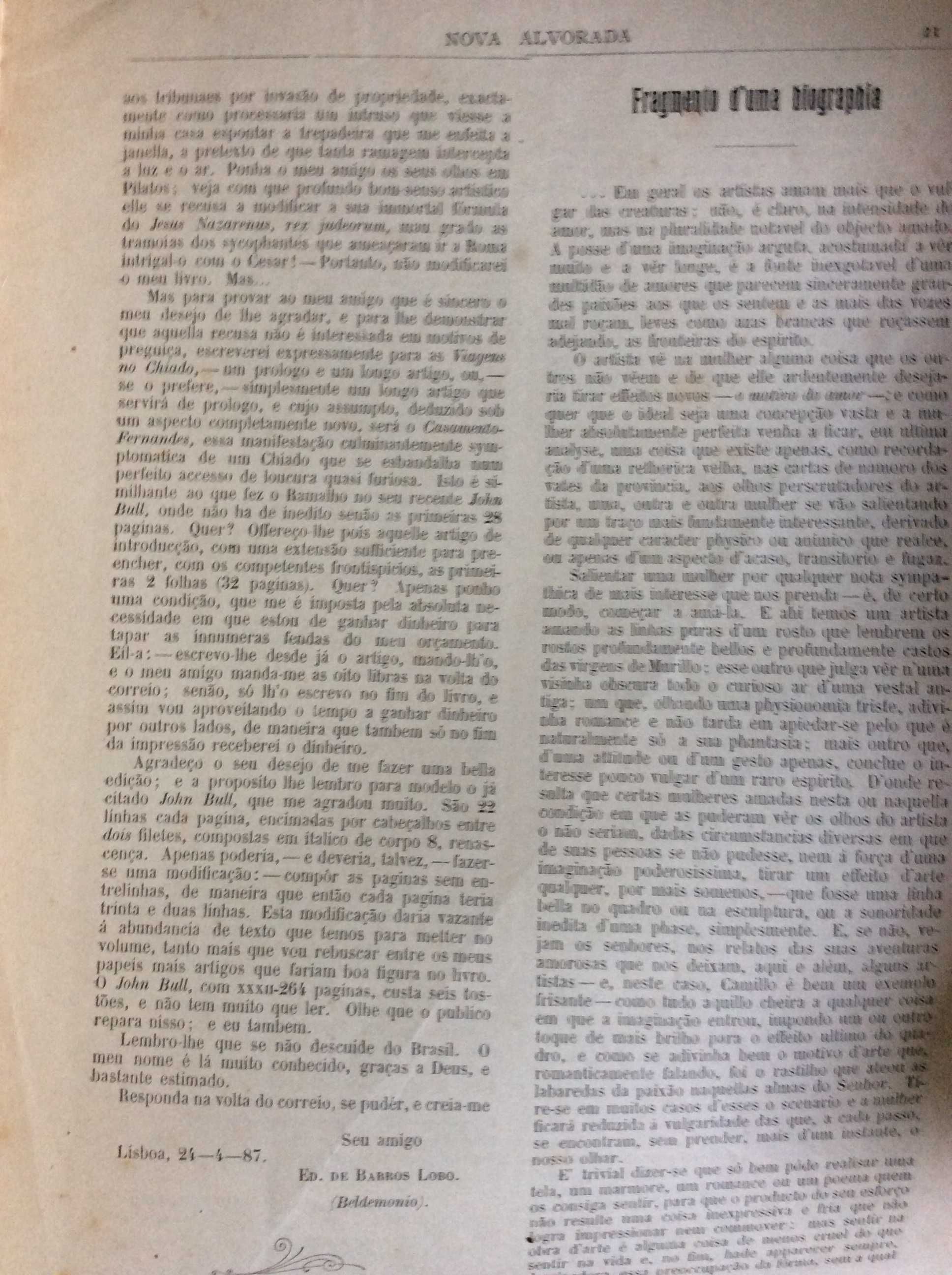 Nova Alvorada, n.º 3  Março de 1903