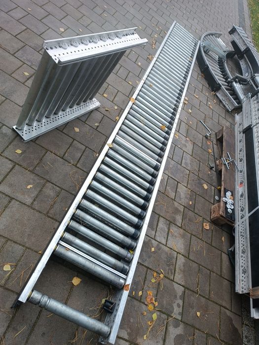 Podajnik rolkowy aluminowy prosty - wysyłka.