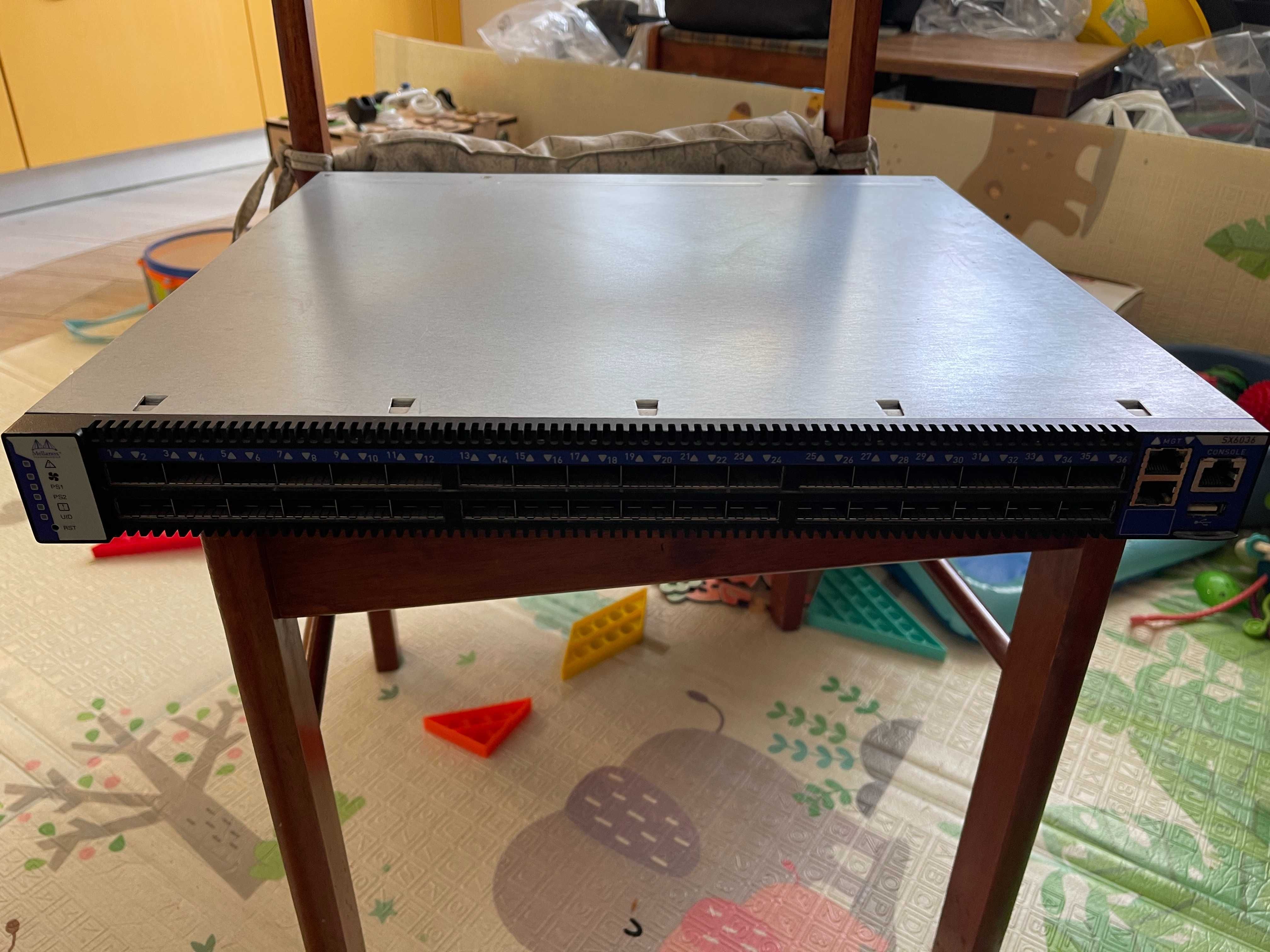 Світч мережевий Mellanox SX6036F-1BRS Ethernet/IB 36 ports 40/56 Gb/s