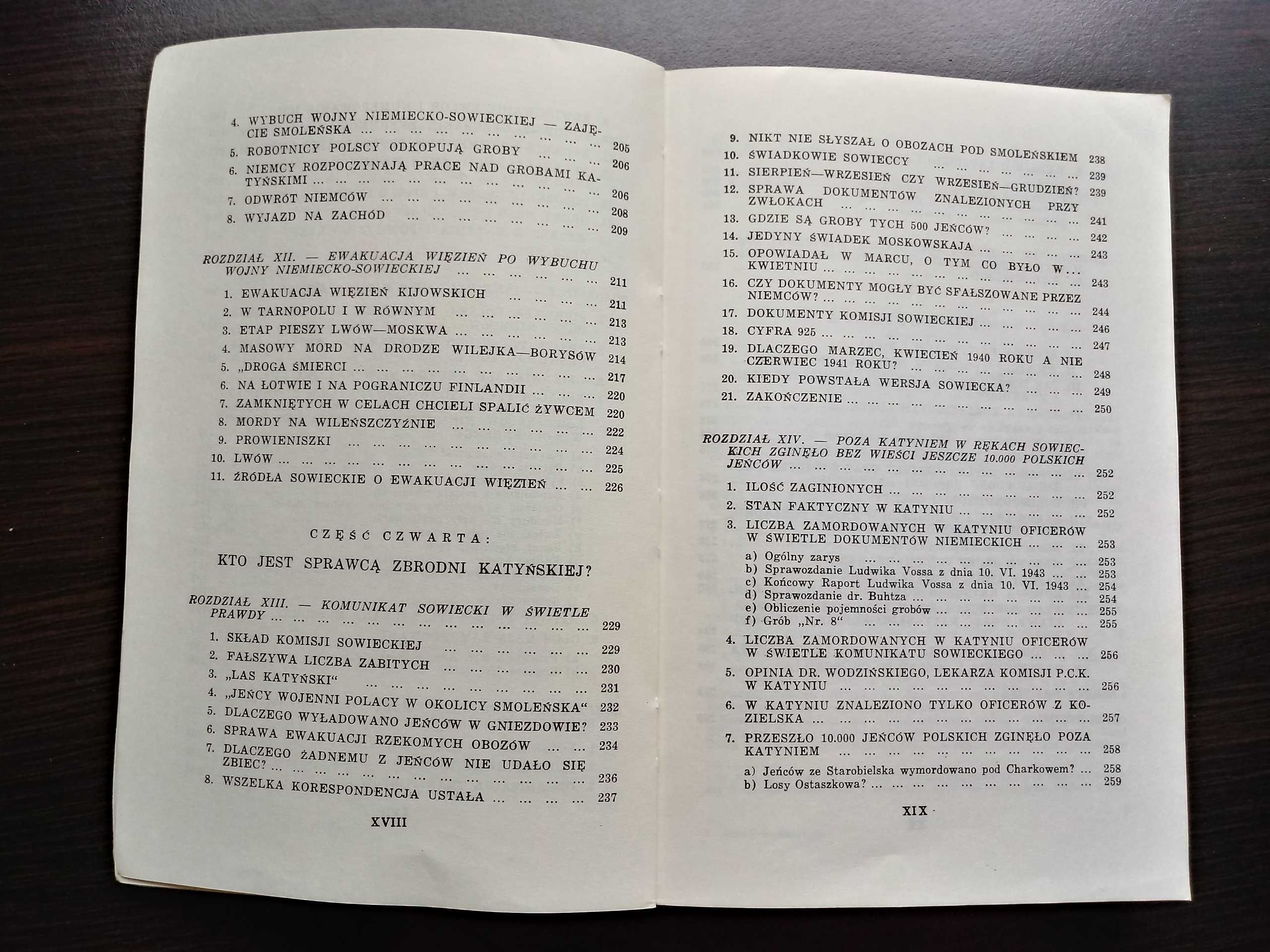 "Zbrodnia katyńska w świetle dokumentów" Wyd. X,  GRYF, Londyn 1982