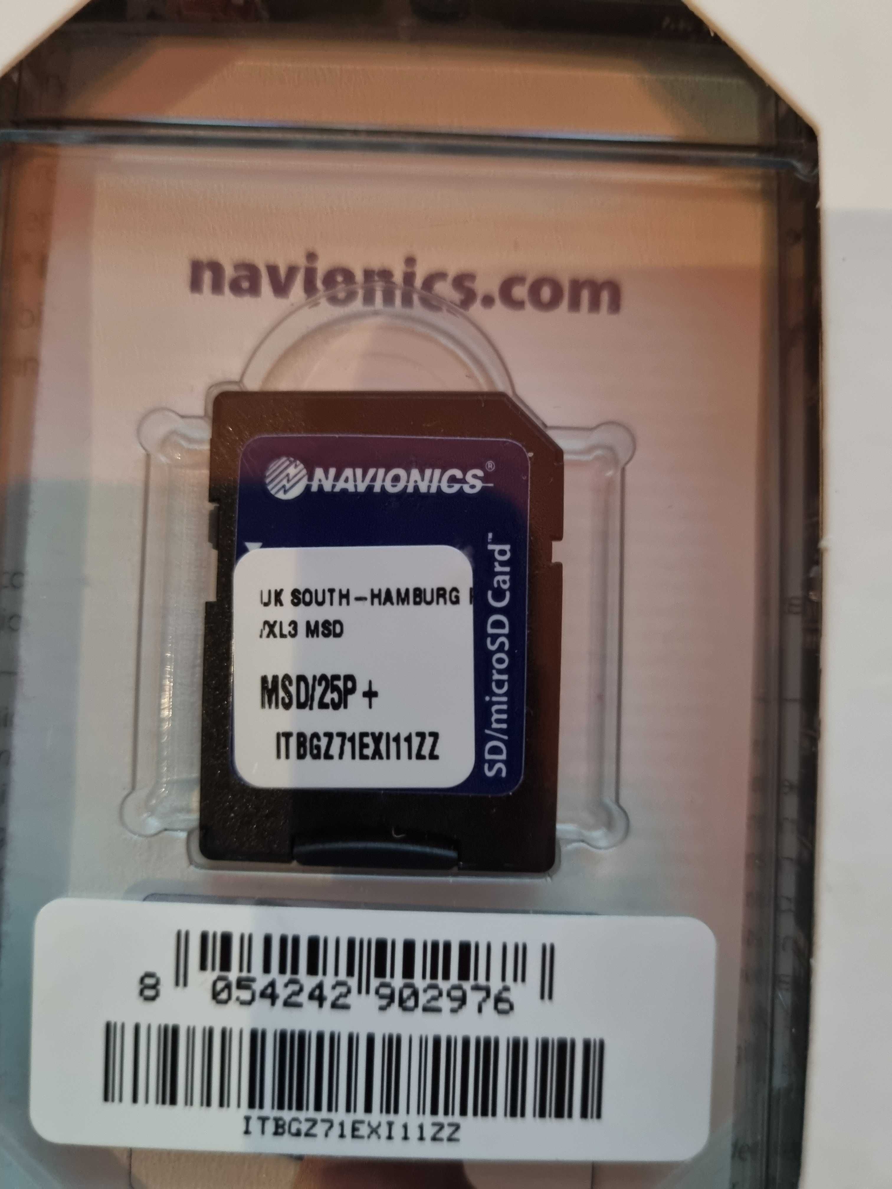 mapy navionics platinum +      msd/25p + uk/hamburg