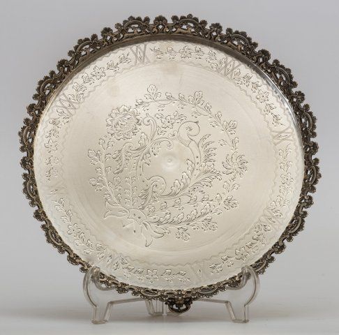 Taça recortada em prata