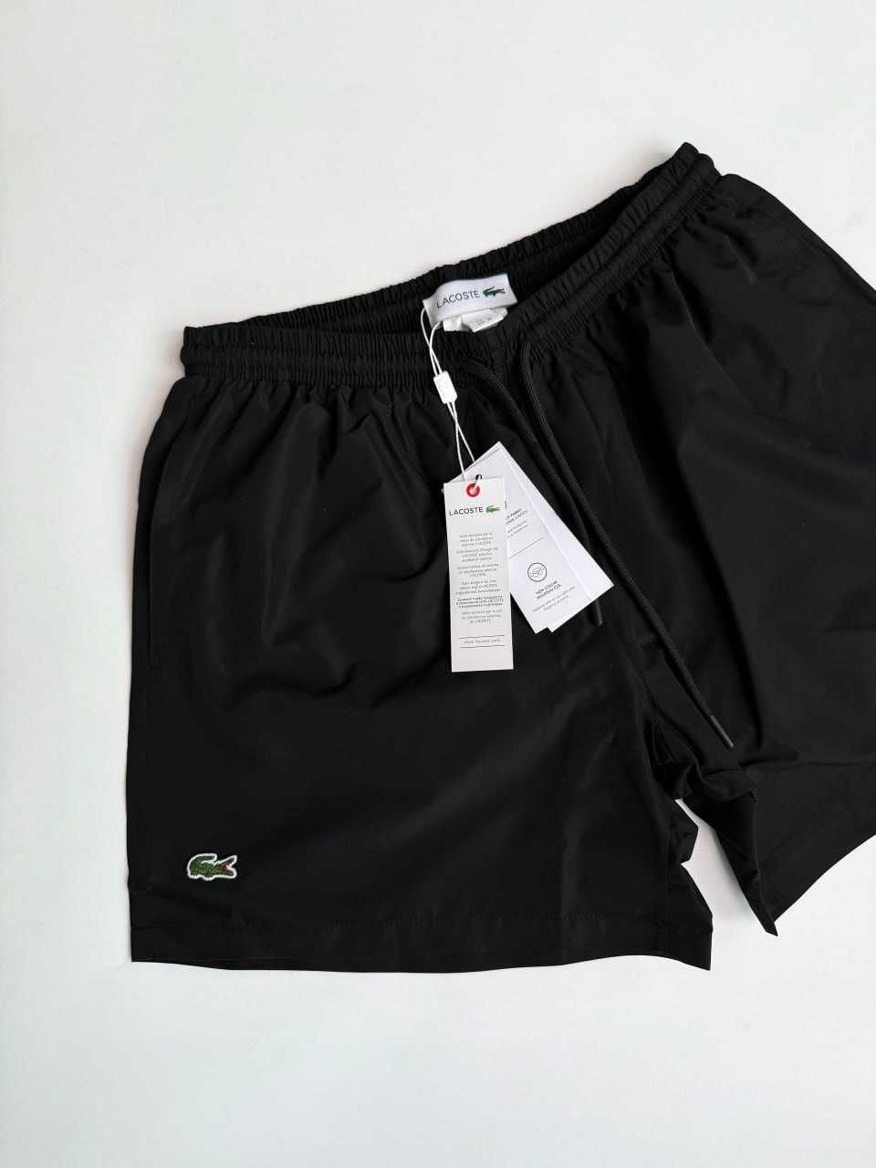 Плавки, шорти Lacoste чорні