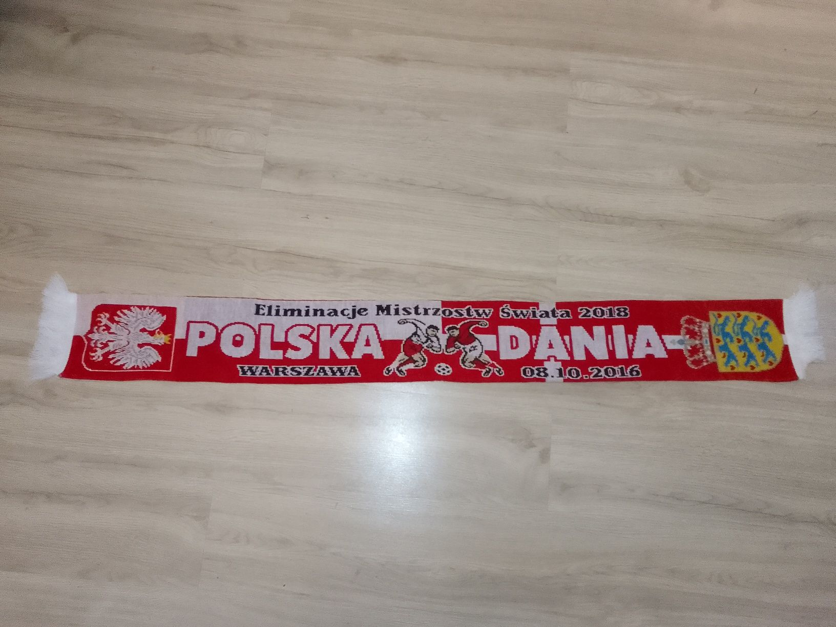 Szalik z meczu Polska Dania