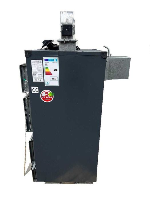 Piec Drewno Węgiel Kocioł 23kw do 200m2 Miarkownik termometr DOSTAWA