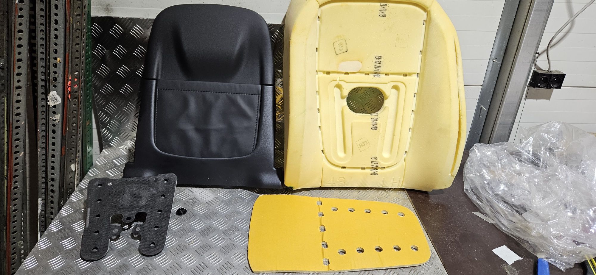 Fotel kierowcy pasażera zestaw naprawczy fotela jaguar xf xfr 08-15 OE