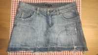 BIK Bok spódniczka jeansowa 40 L bawełna
