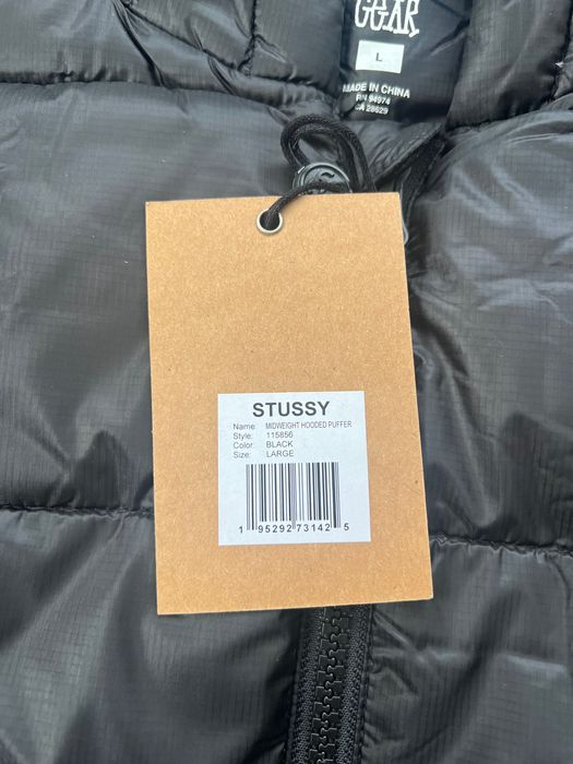 Пуховик Stüssy midweight hodded puffer
