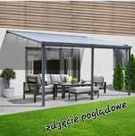 Zadaszenie tarasowe używane stabilne aluminiowe