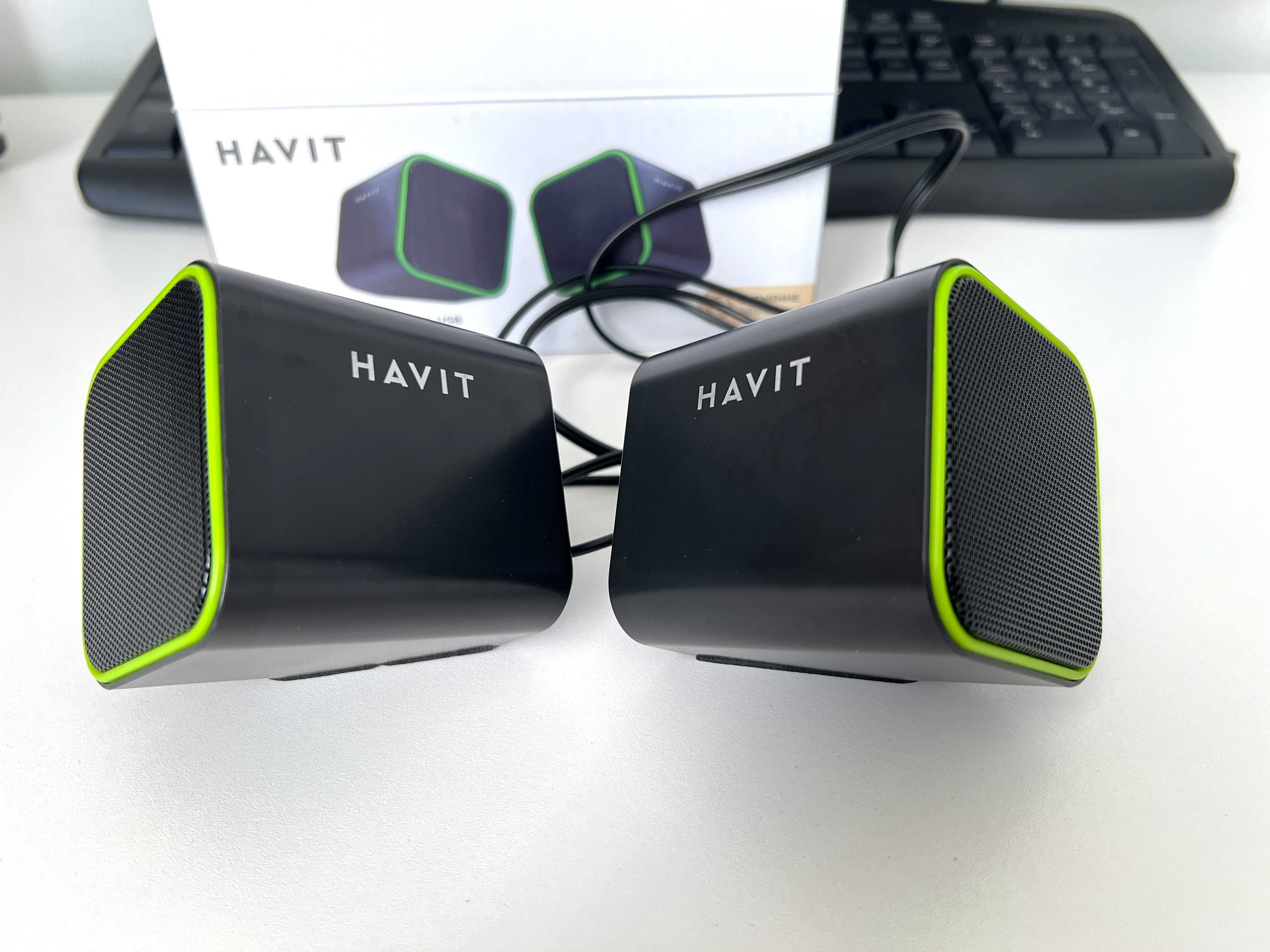 Колонки 2.0 HAVIT HV-SK473 USB Green