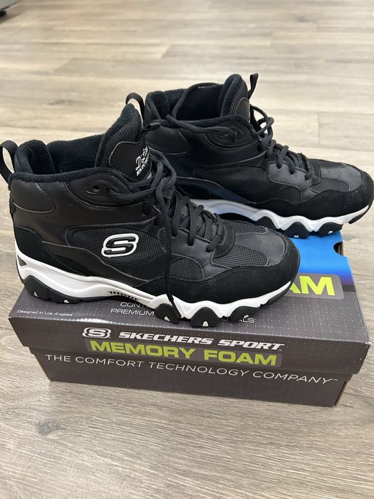 Ботинки зимние кожа замша Skechers 41р