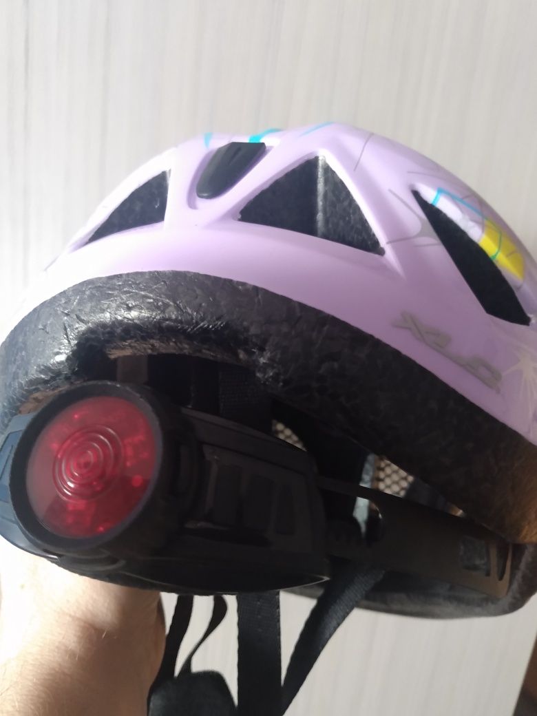 Kask rowerowy dla dziewczynki