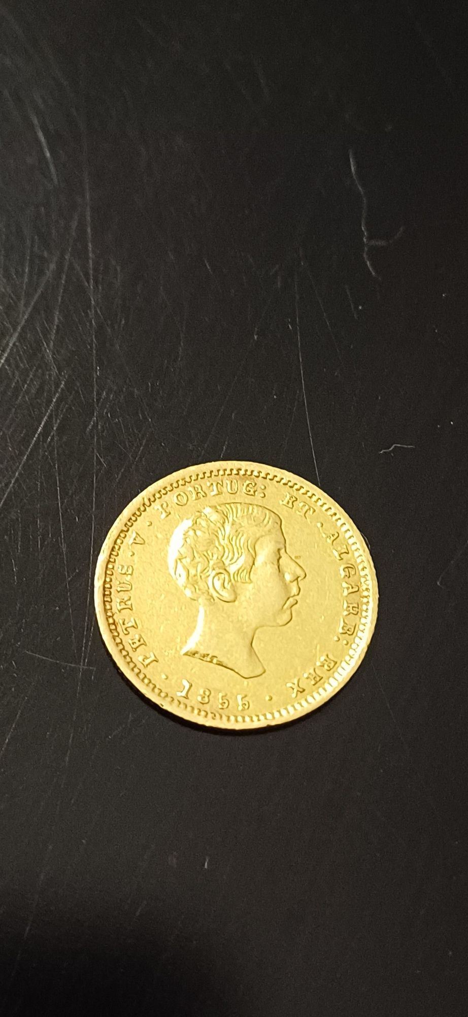 Moeda Ouro 1000 Reis 1855