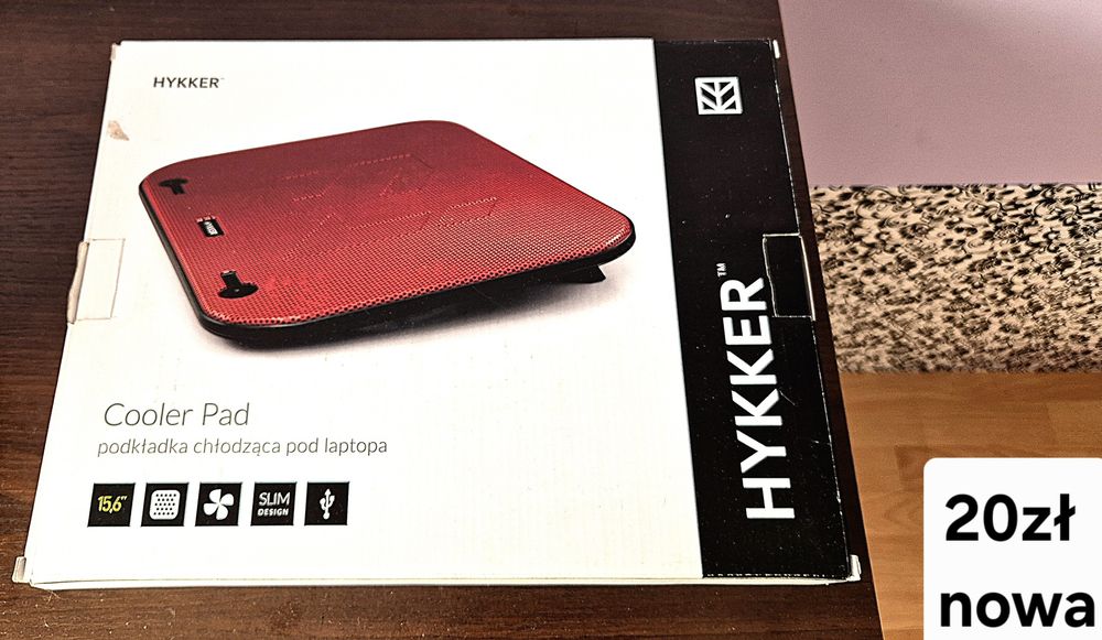 Nowa podkładka chłodząca pod laptopa Hykker Cooler Pad