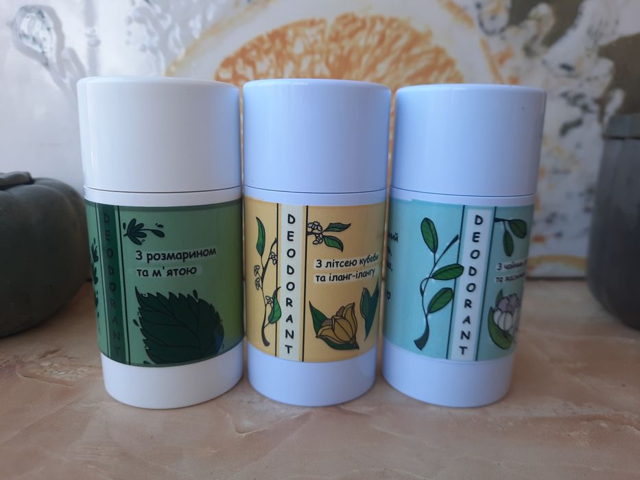 Натуральний дезодорант 100% ручної роботи 50 грам