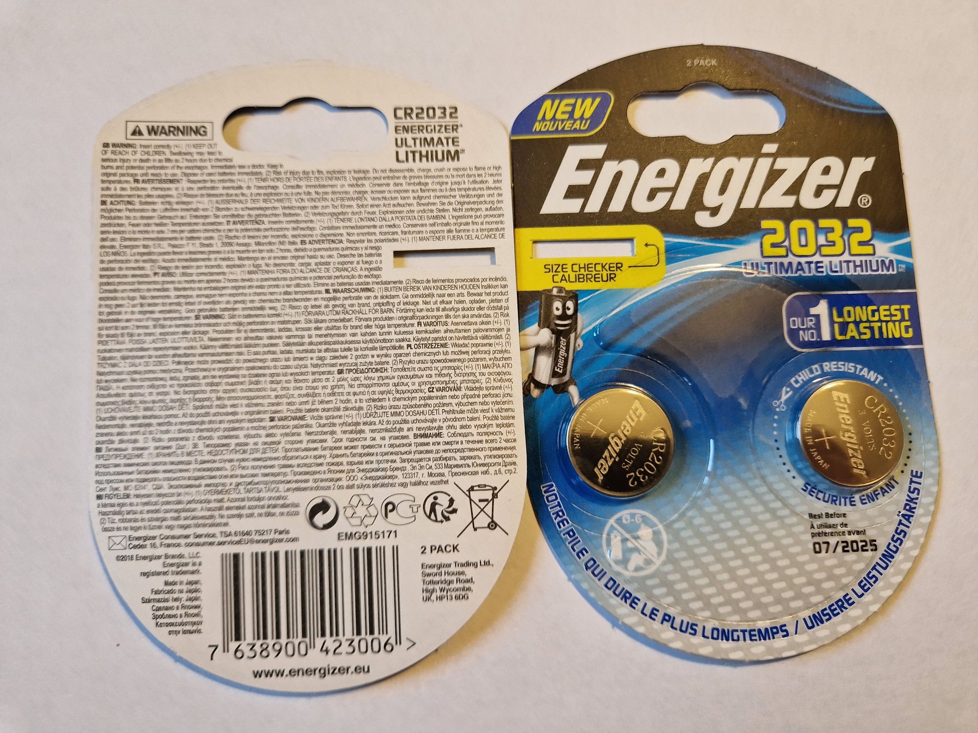 Energizer 2 x bateria litowa Ultimate
