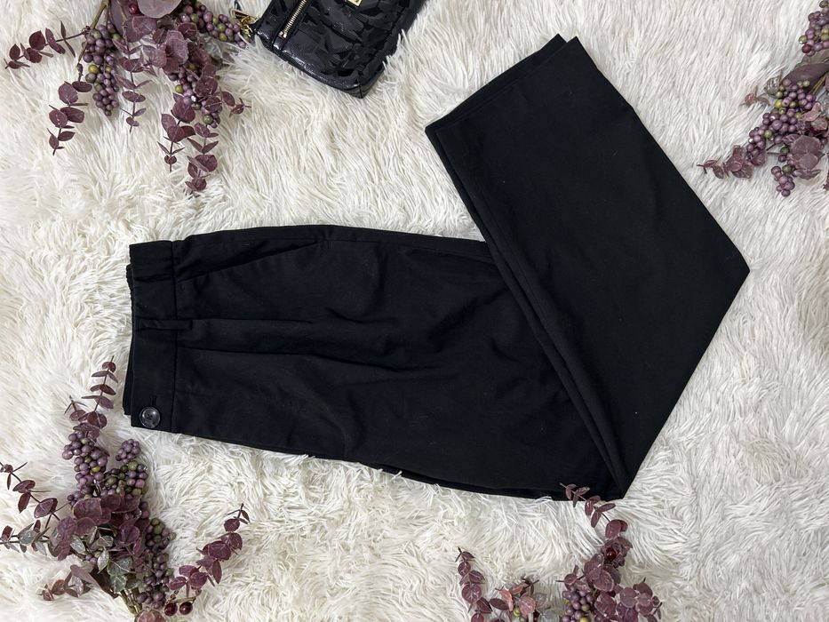 Eleganckie czarne spodnie ZARA xs/s spodnie damskie garniturowe