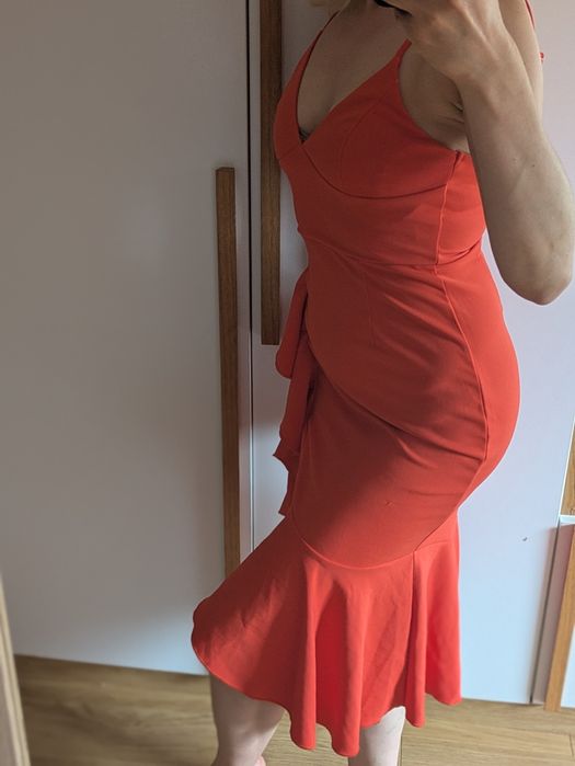 Sukienka koralowa hiszpanka r.36 nowa