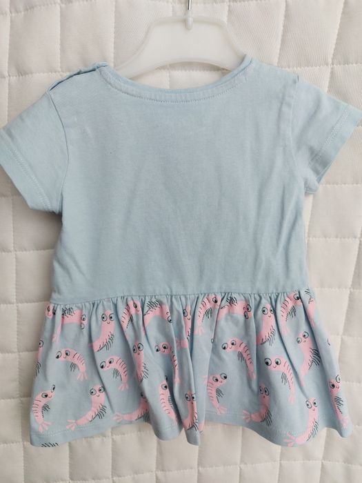 Sukienka na lato w wesołe krewetki