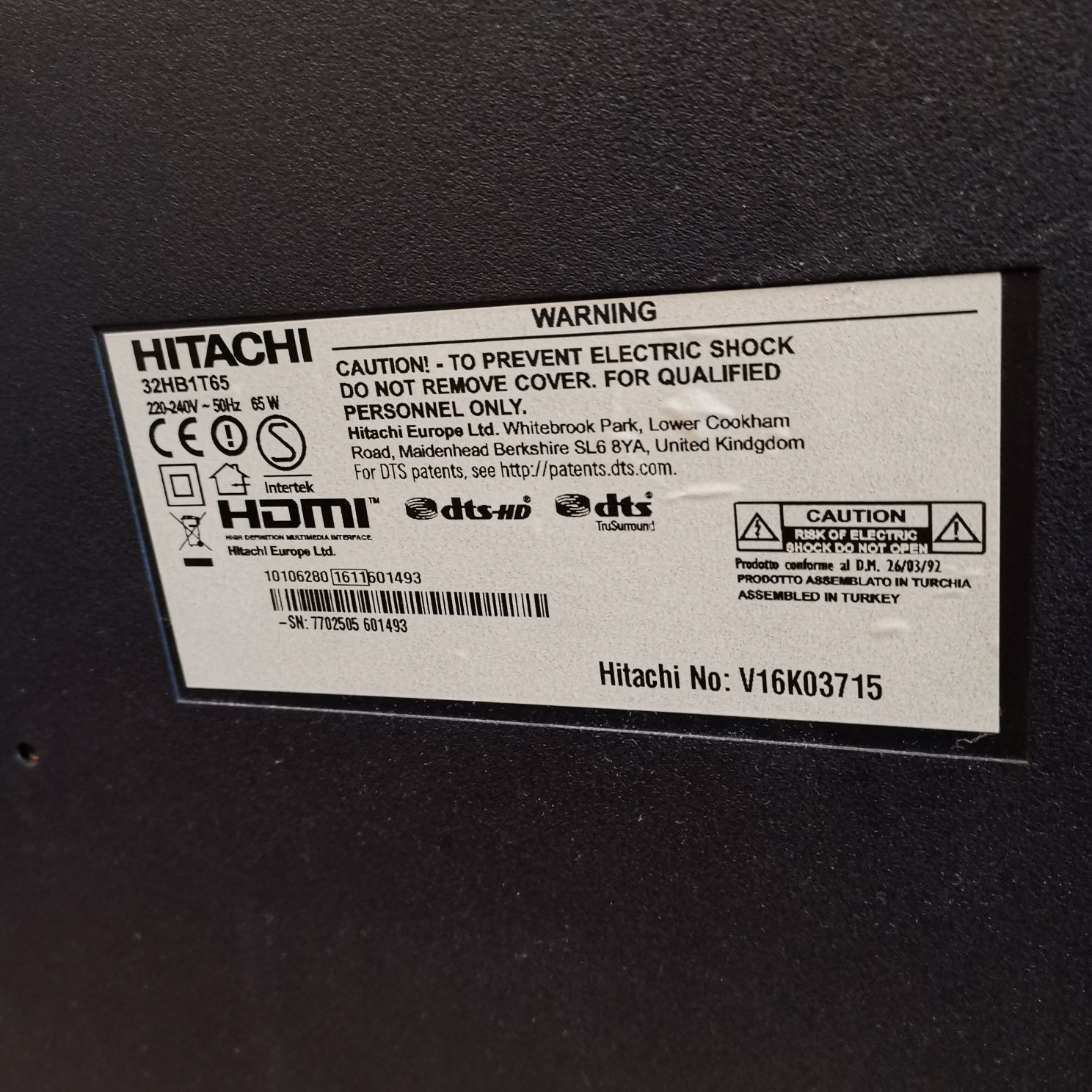 Telewizor LED Hitachi 32 cale