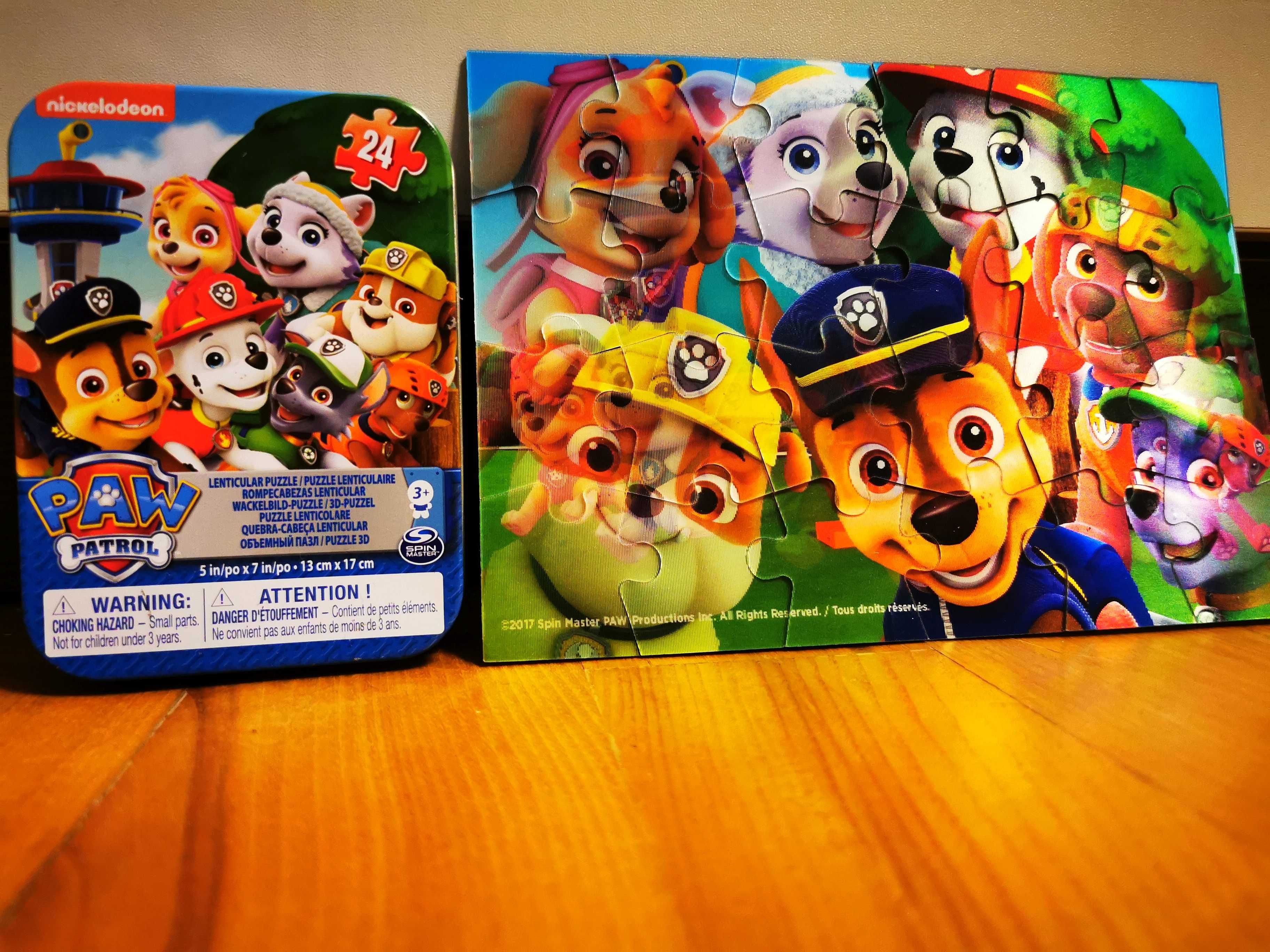 Puzzle 3D Psi Patrol 24 elementy - Puszka Metalowa