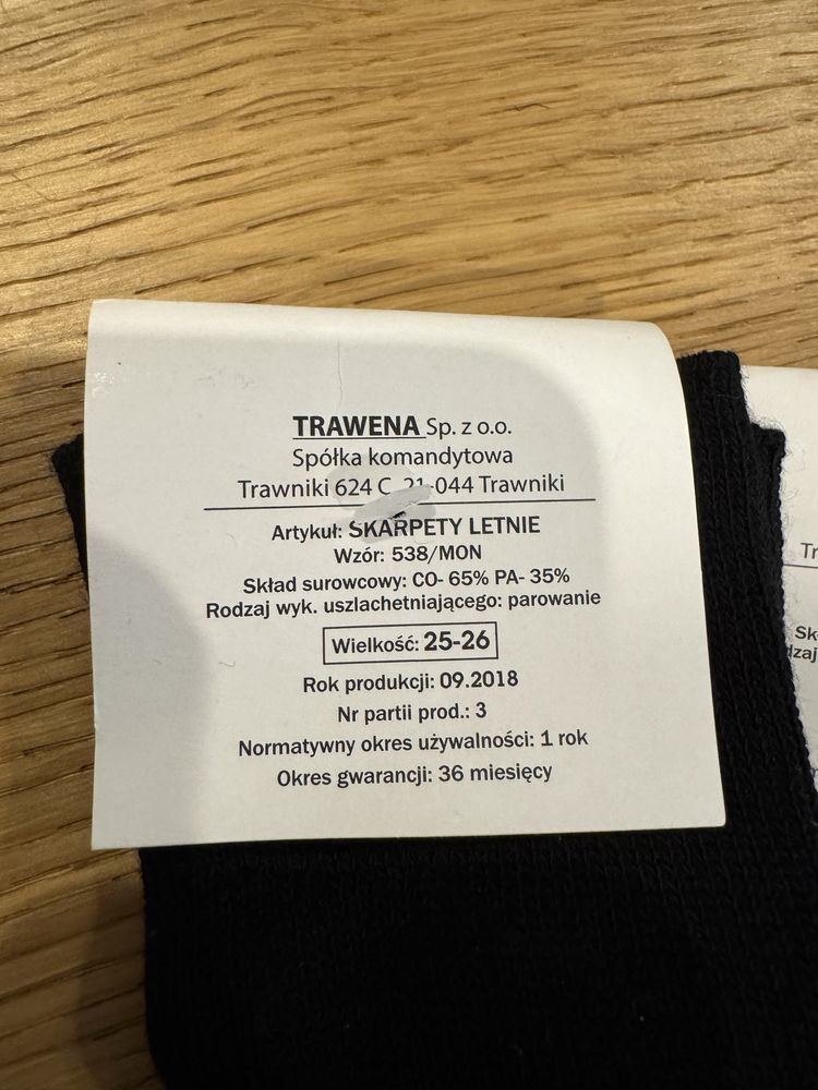 Skarpety letnie wzór 538/MON rozmiar 25-26