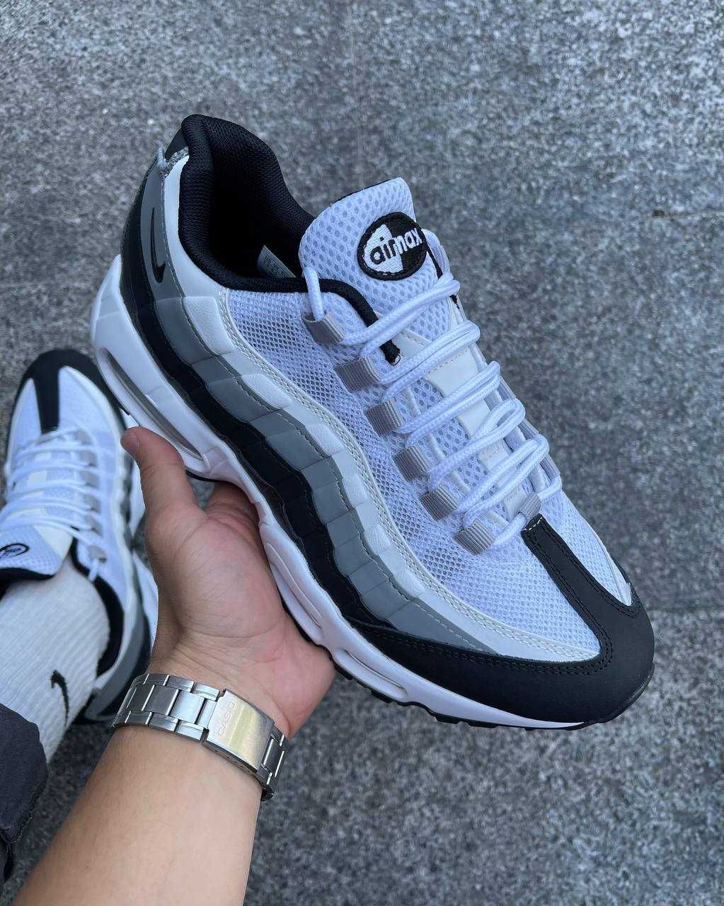 !SALE! Nike Air Max 95 White/Black 40 41 42 43 44 45 46 найк аир макс