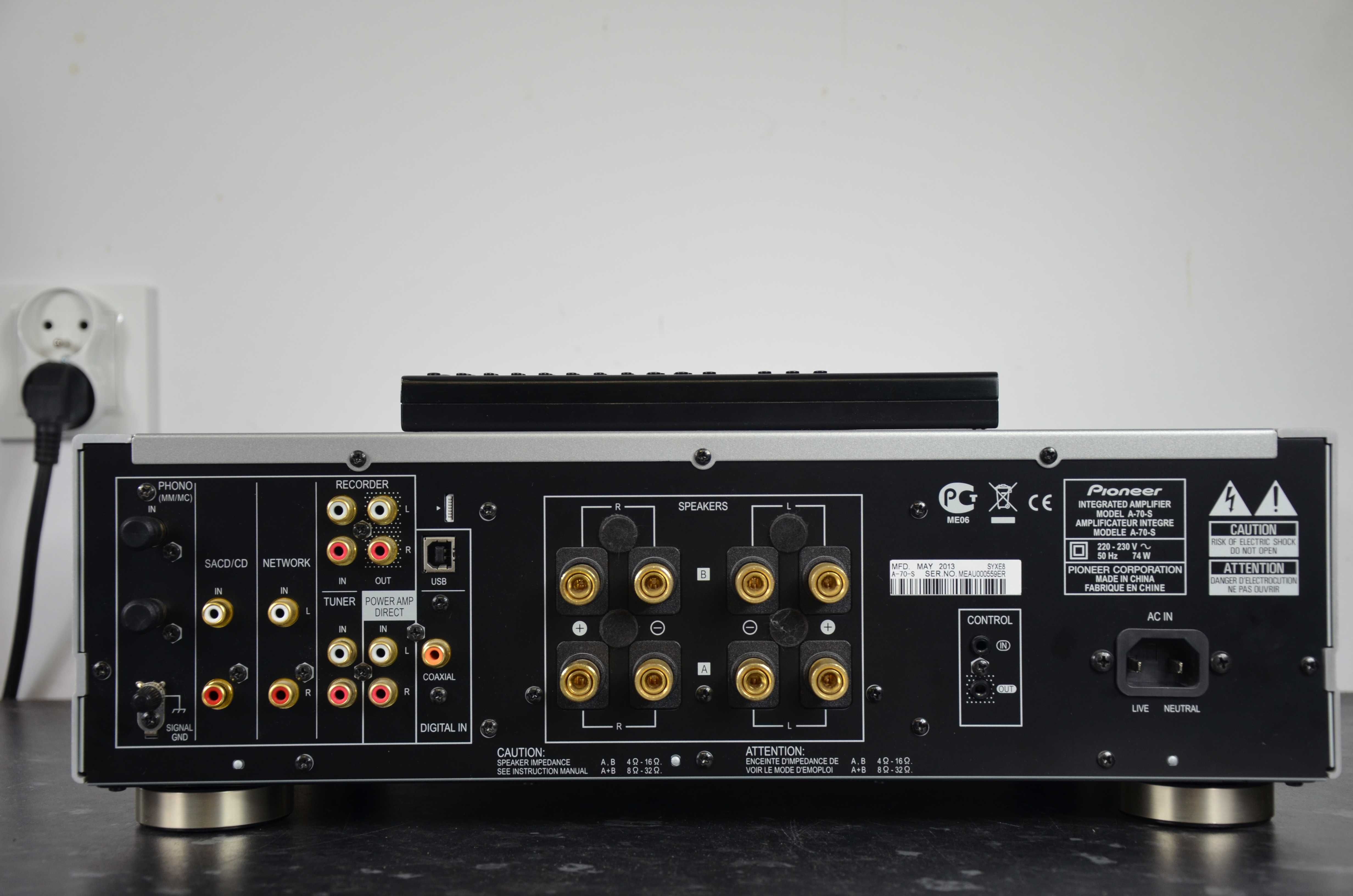 Wzmacniacz STEREO PIONEER A-70 TOP Pilot pudełko oryginał Okazja