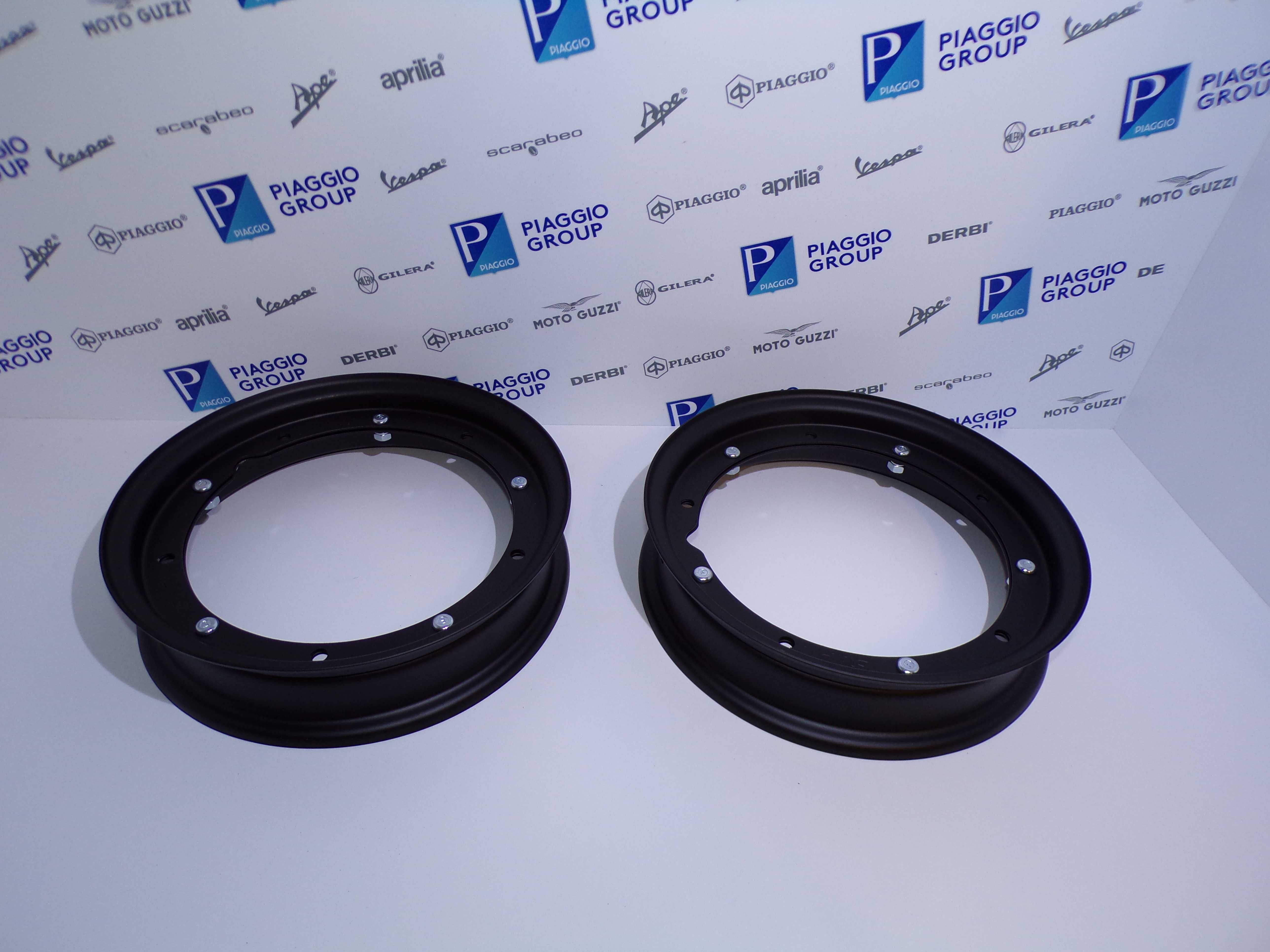 Komplet 2 Felg Czarny Mat Vespa PX  PK GL V LML Star  10" Nowe