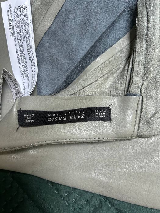 Юбка коженная,Zara