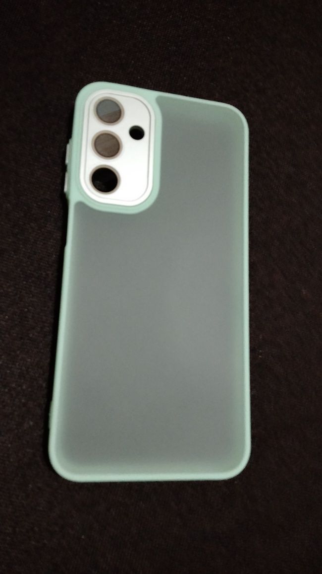 Etui plecki do Samsung A25 nowe, zielone brzegi