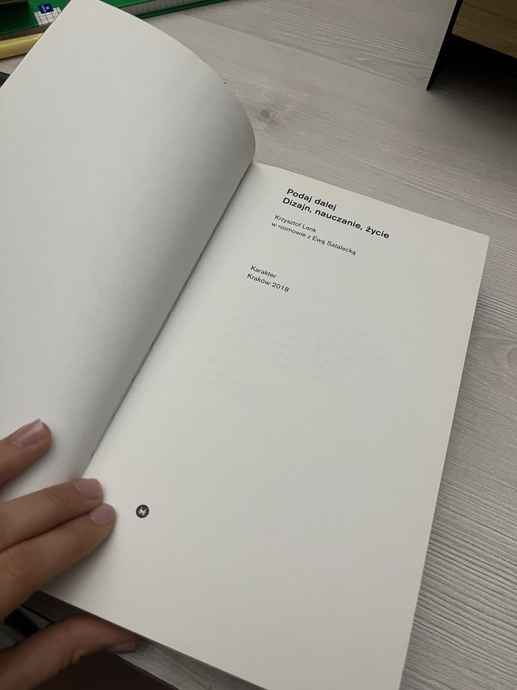 Podaj dalej dizajn, nauczanie, życie K. Lenk i E. Satalecka