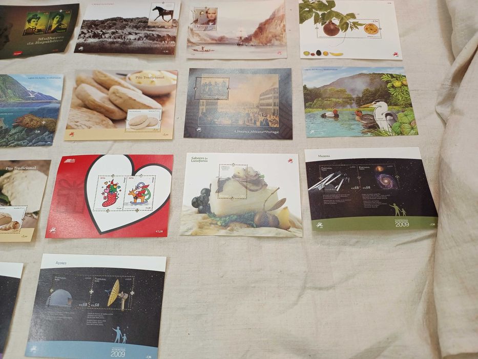 22 Blocos Selos Portugueses