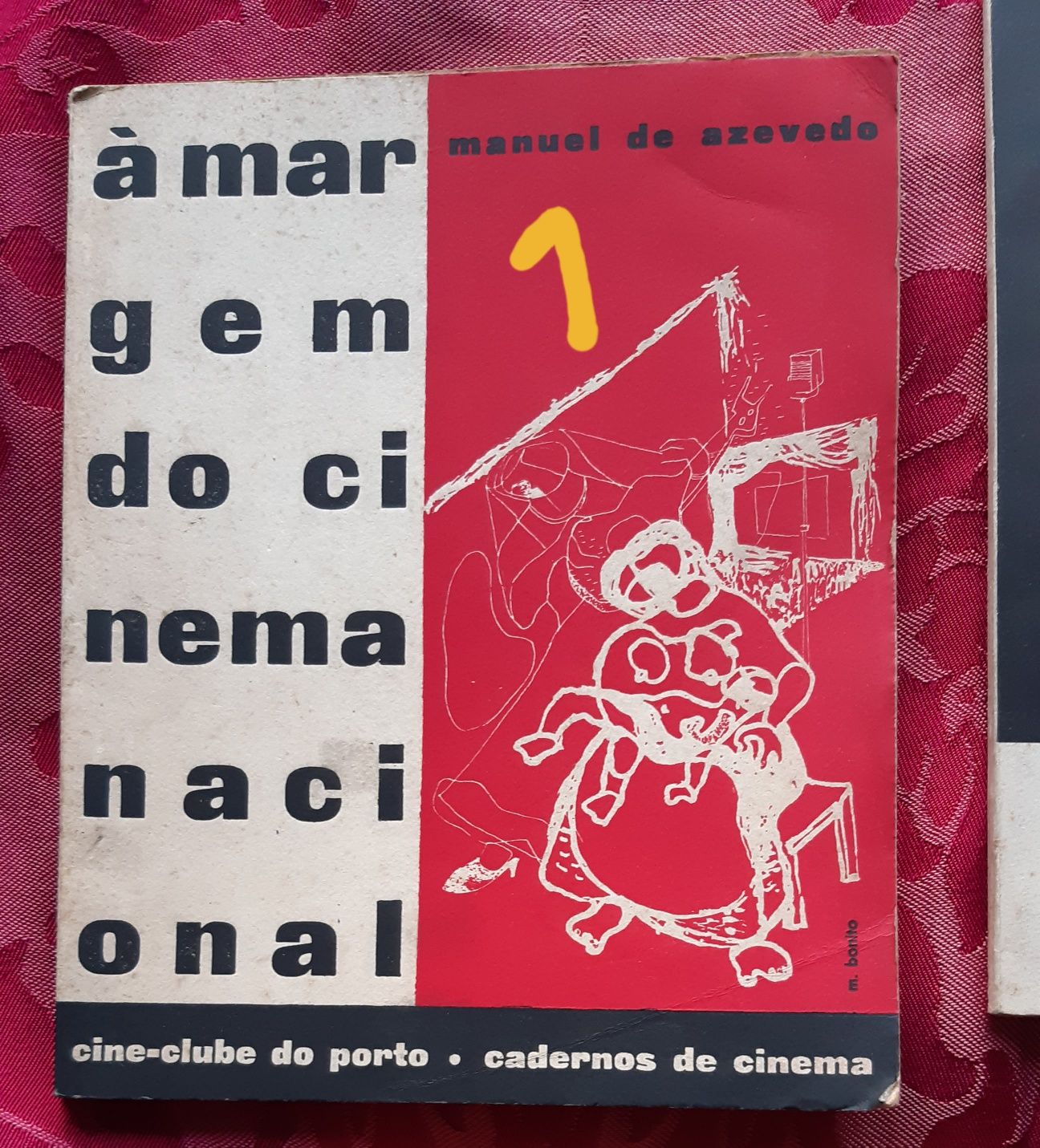 Conjunto de antigos livros sobre cinema