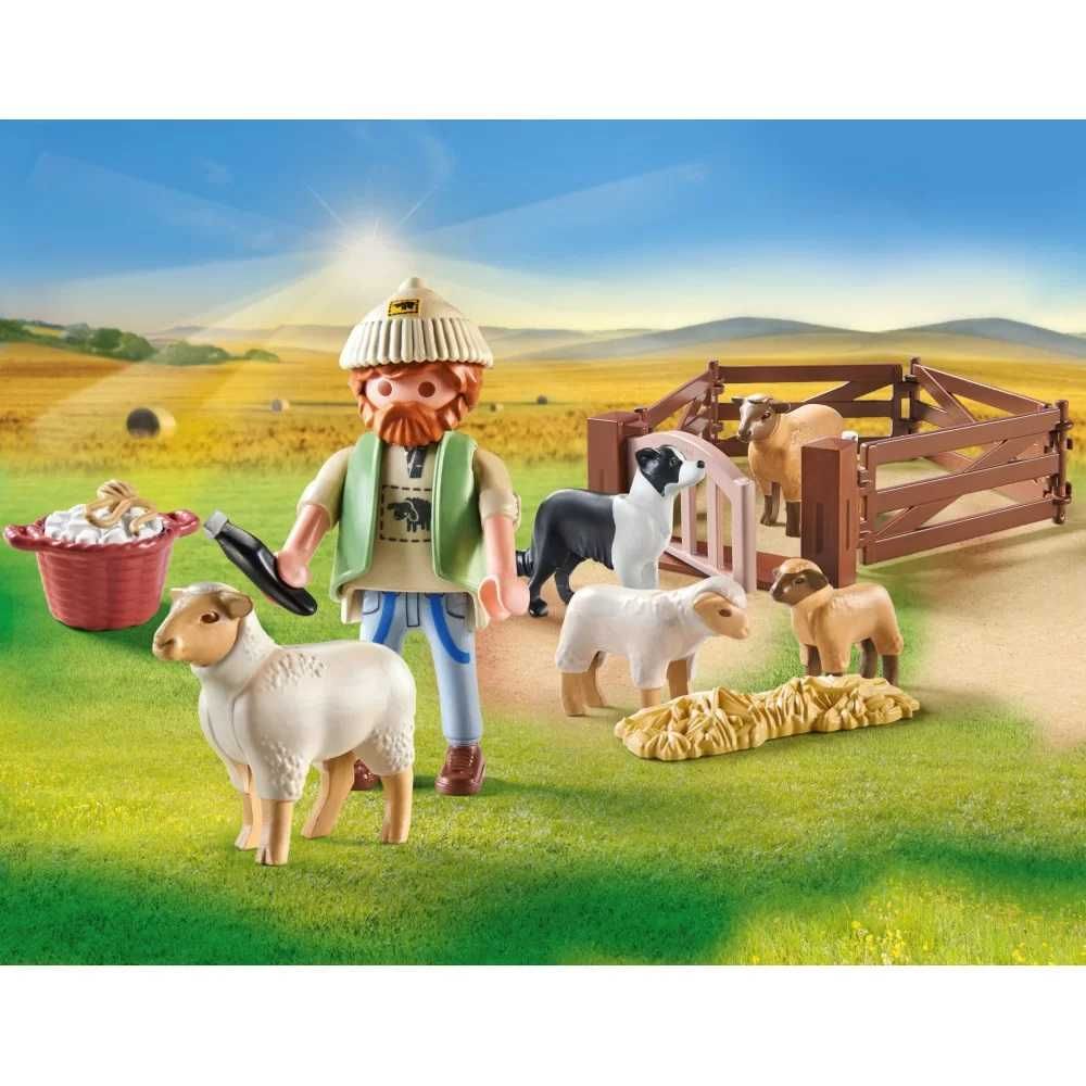 Playmobil Country 71444 Młody owczarz z owcami