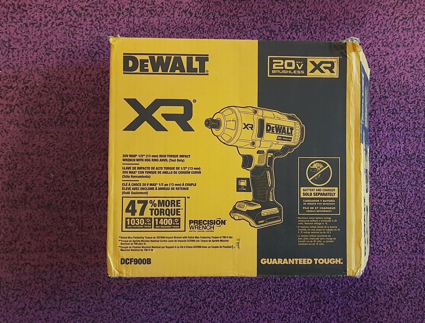 Коробка тара упаковка DeWALT оригинал Деволт