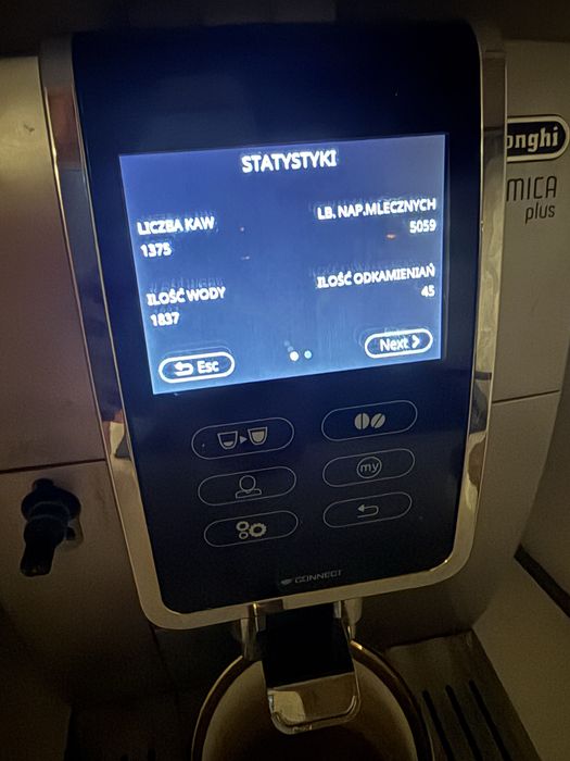 Ekspres ciśnieniowy De Longhi Dincamica PLUS