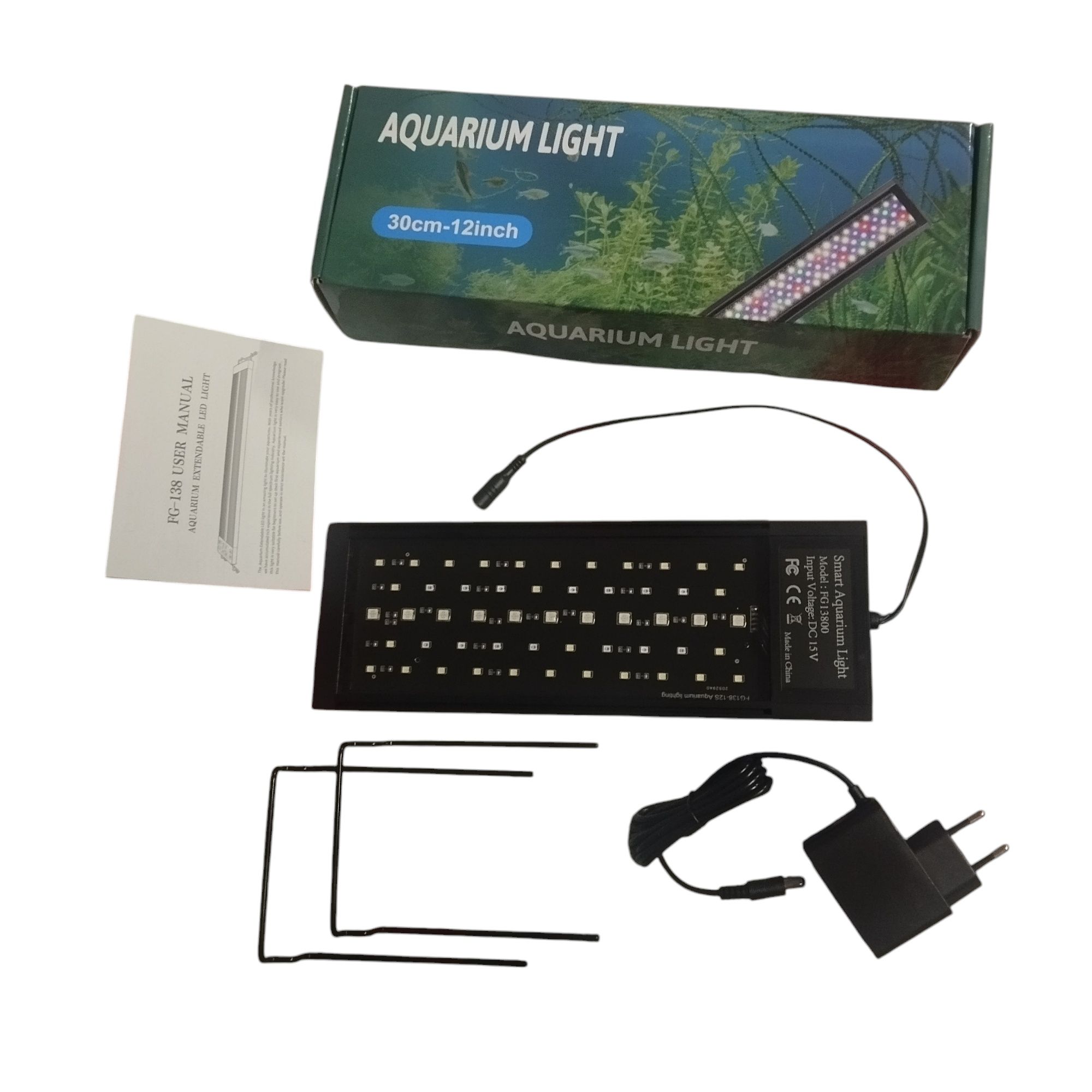 Lampa do akwarium 30cm 15V full