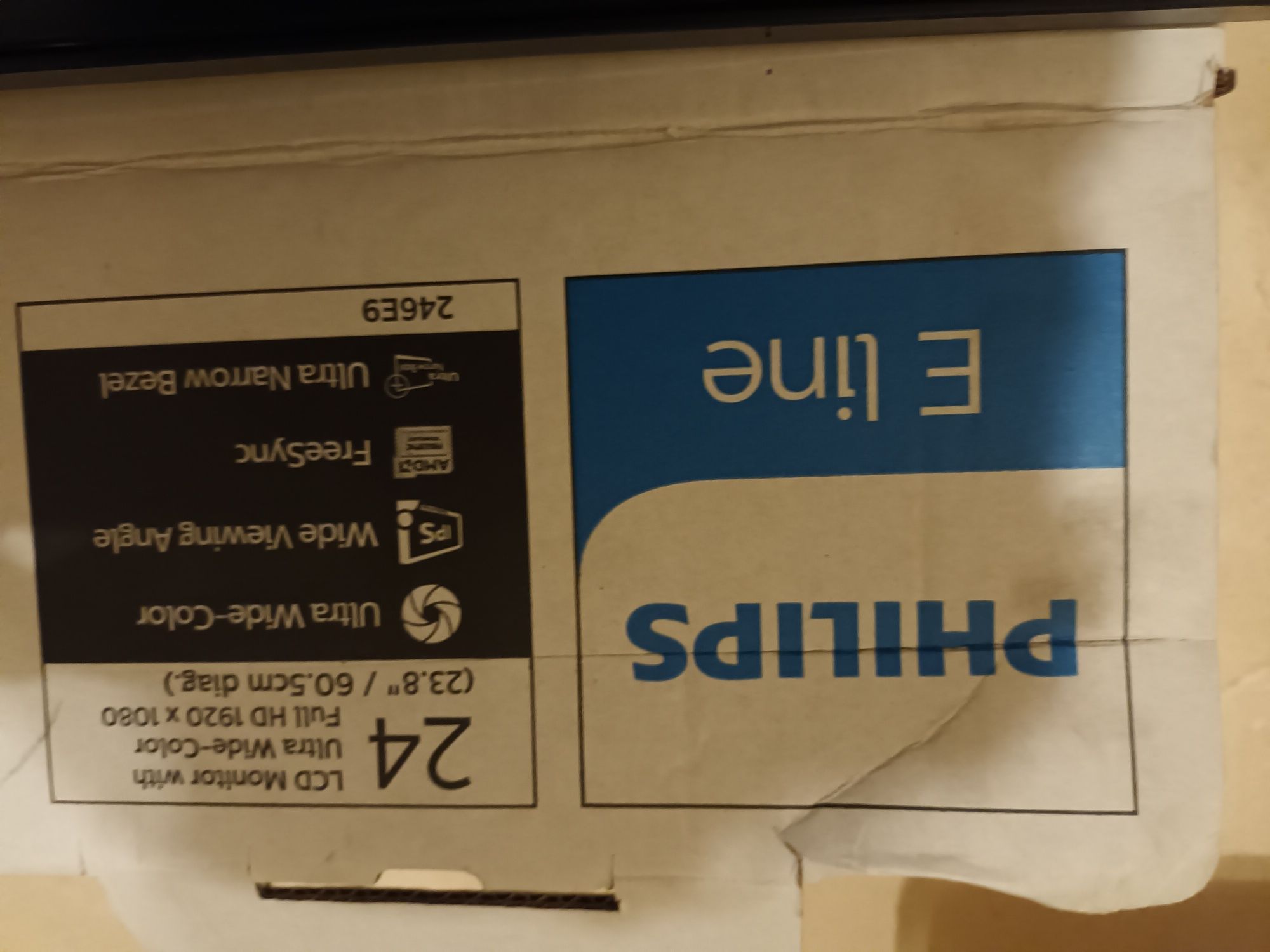 Monitor  Philips uszkodzony