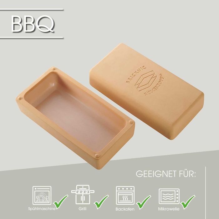 гриль барбекю Цегла для барбекю Römertopf  з натуральної глини