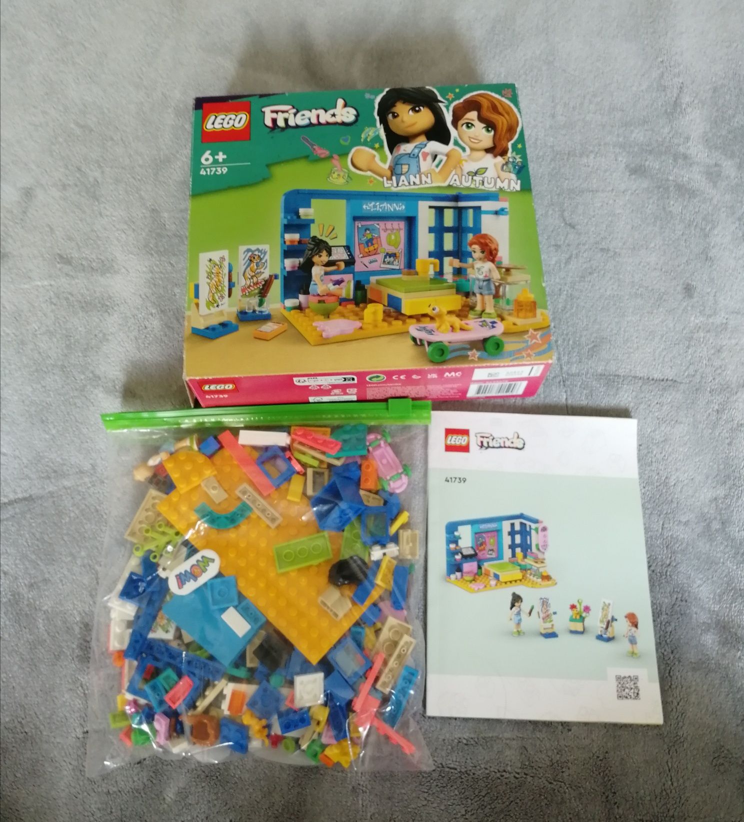 Lego friends 6+ pokój Liann, średniej wielkości zestaw