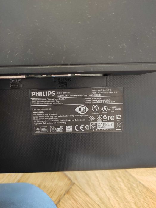 Monitor PHILIPS 240B4L 24" 1920 x 1200