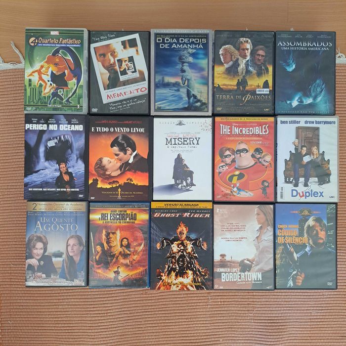 Dvds para venda 2 euros cada um