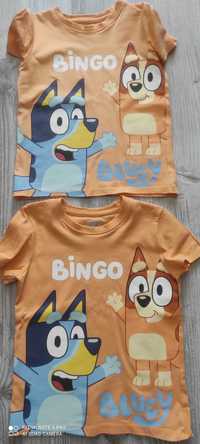 Koszulki, t-shirty Bingo Bluey dla bliźniaków