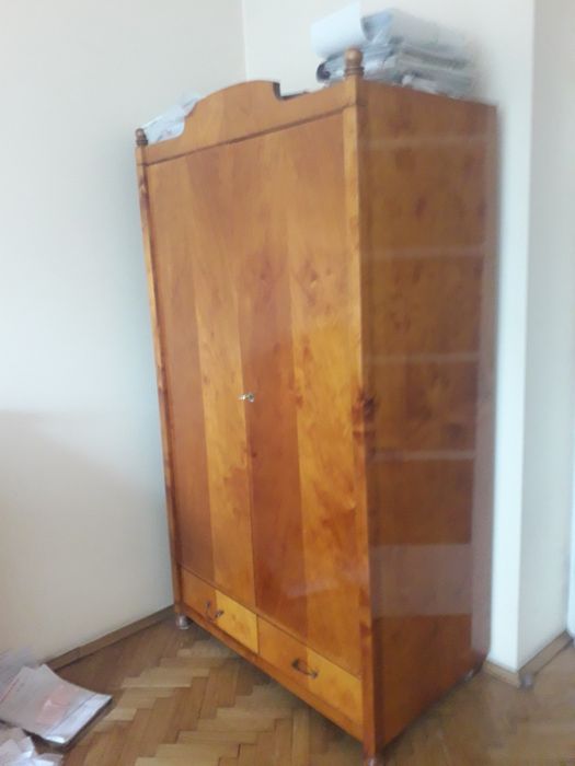 Ars Mebel szafa ubraniowa drewno brzoza styl kolonialny jak nowa