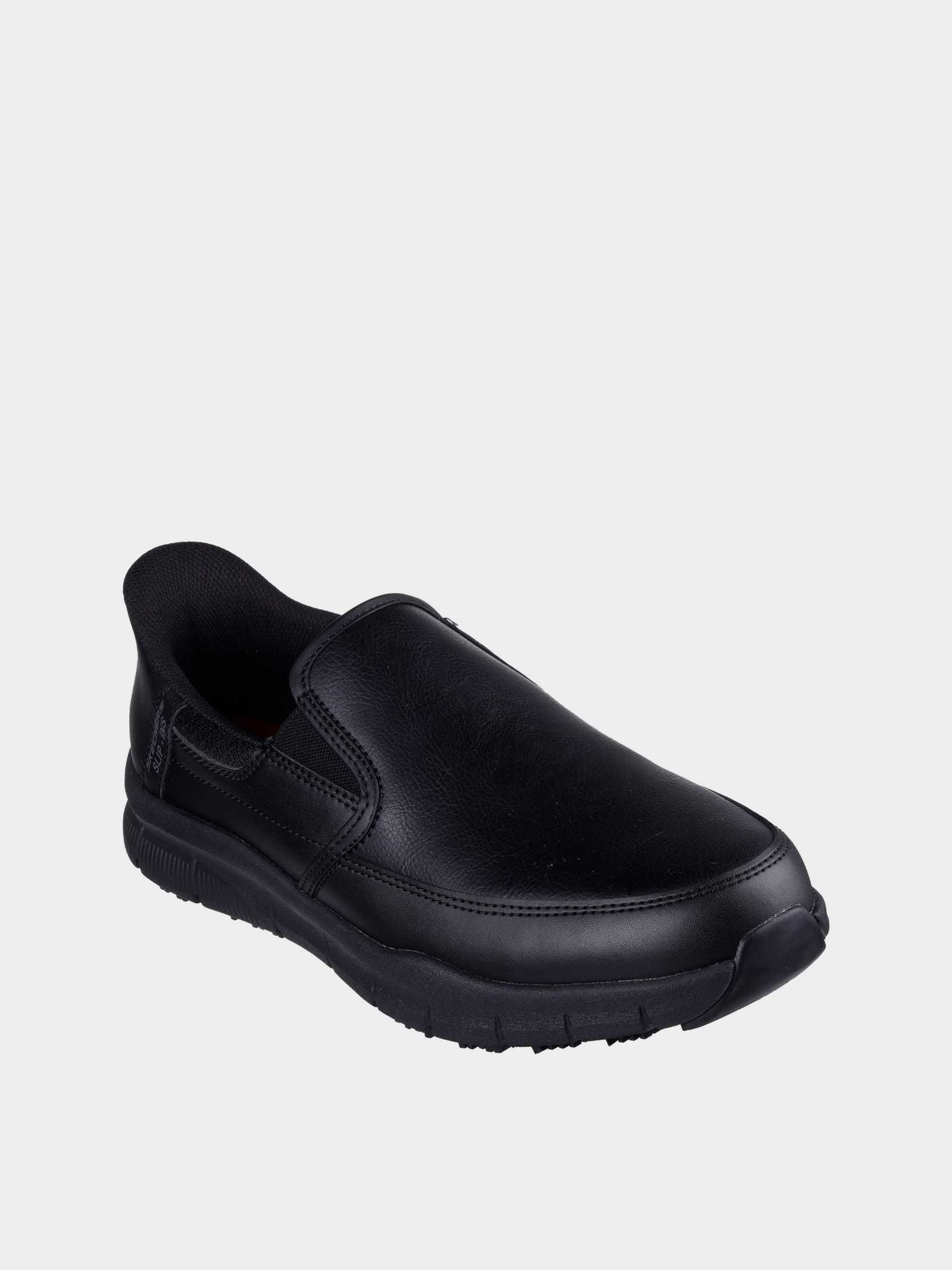 Оригінальні чоловічі сліпони skechers / сліпони чорного кольору