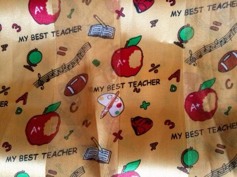 Сувенирный шарф "My Best Teacher"